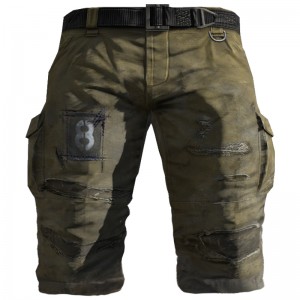 Edgy urban style shorts HF1915-03-04