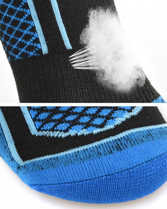 Men Women Sports Thicken Long Athletic Socks Hiking Breathable Quick  Drying Tube Socks