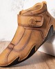 Men Slip Resistant Soft Sole Comfy Casual Hand  stitched Boots